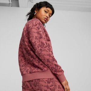 NEW - Puma floral crewneck sweatshirt